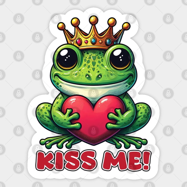 Frog Prince 86 Sticker by Houerd